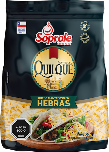 Queso Quilque Mantecoso Hebras 400 gr